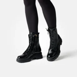 Paul Green Boots|Schnürstiefelette 8216-026 Schwarz