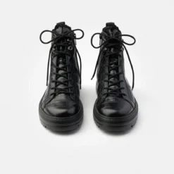 Paul Green Warmfutter|Boots|Schnürstiefelette mit Warmfutter 5287-076 Schwarz