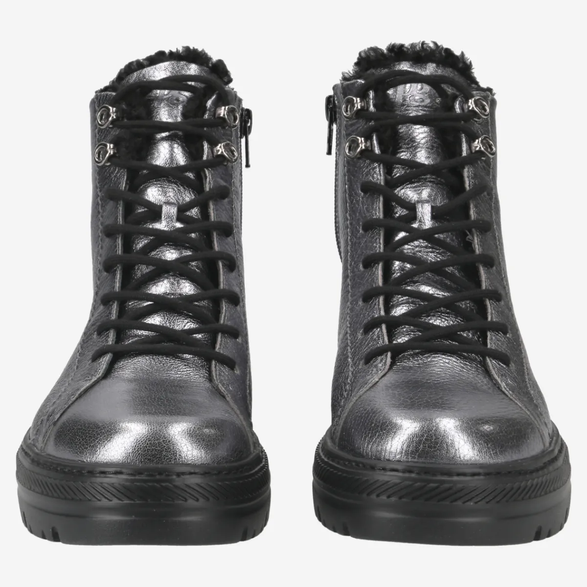 Paul Green Warmfutter|Boots|Schnürstiefelette mit Warmfutter 5287-086 Silber