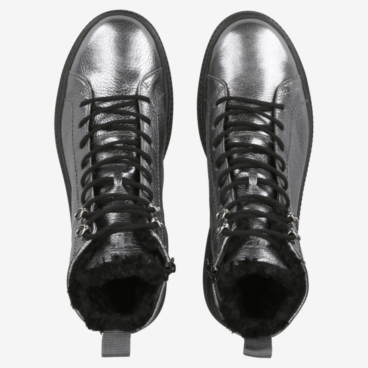 Paul Green Warmfutter|Boots|Schnürstiefelette mit Warmfutter 5287-086 Silber
