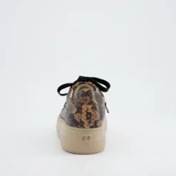 Paul Green Sneaker|Sneaker 5469-058 Braun kombiniert / Reptil