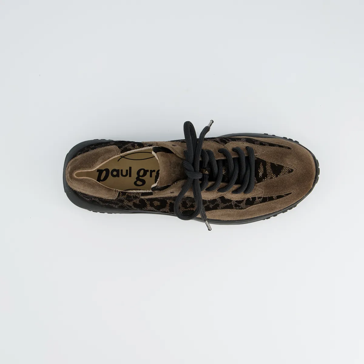 Paul Green Sneaker|Sneaker 5420-058 Braun kombiniert (Leo-Look)