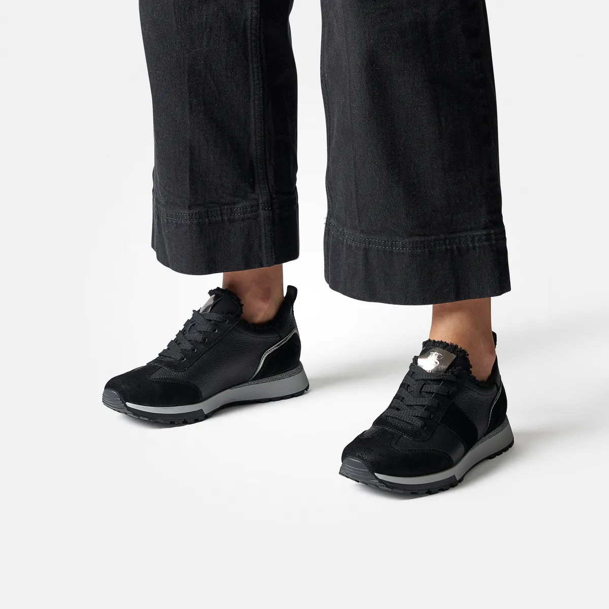 Paul Green Warmfutter|Schnürschuhe|Sneaker mit Wechselfußbett 5365-026 Schwarz
