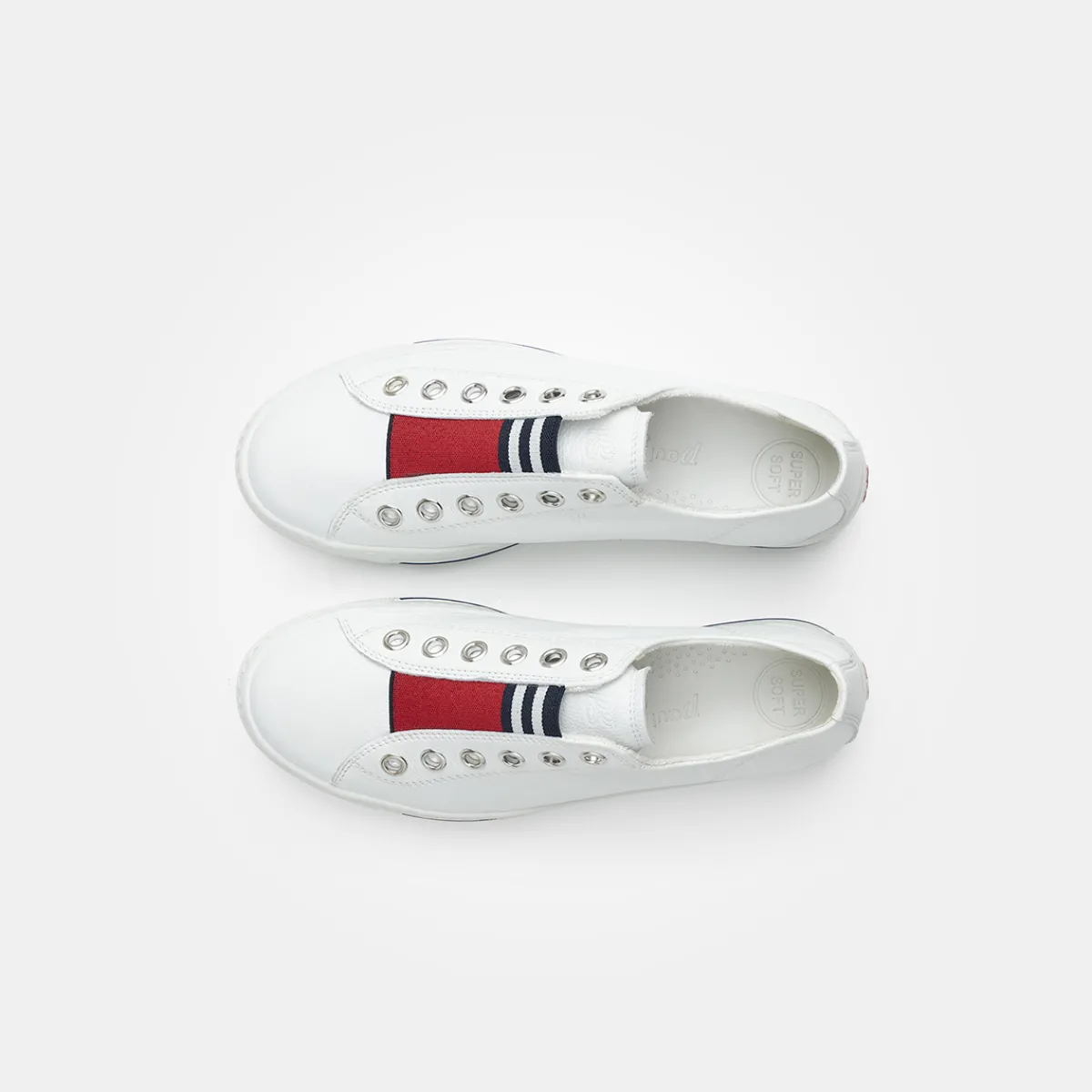 Paul Green Sneaker|SUPER SOFTE Slip-On Pauls 4797-001 Weiß,kombiniert