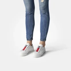 Paul Green Sneaker|SUPER SOFTE Slip-On Pauls 4797-001 Weiß,kombiniert