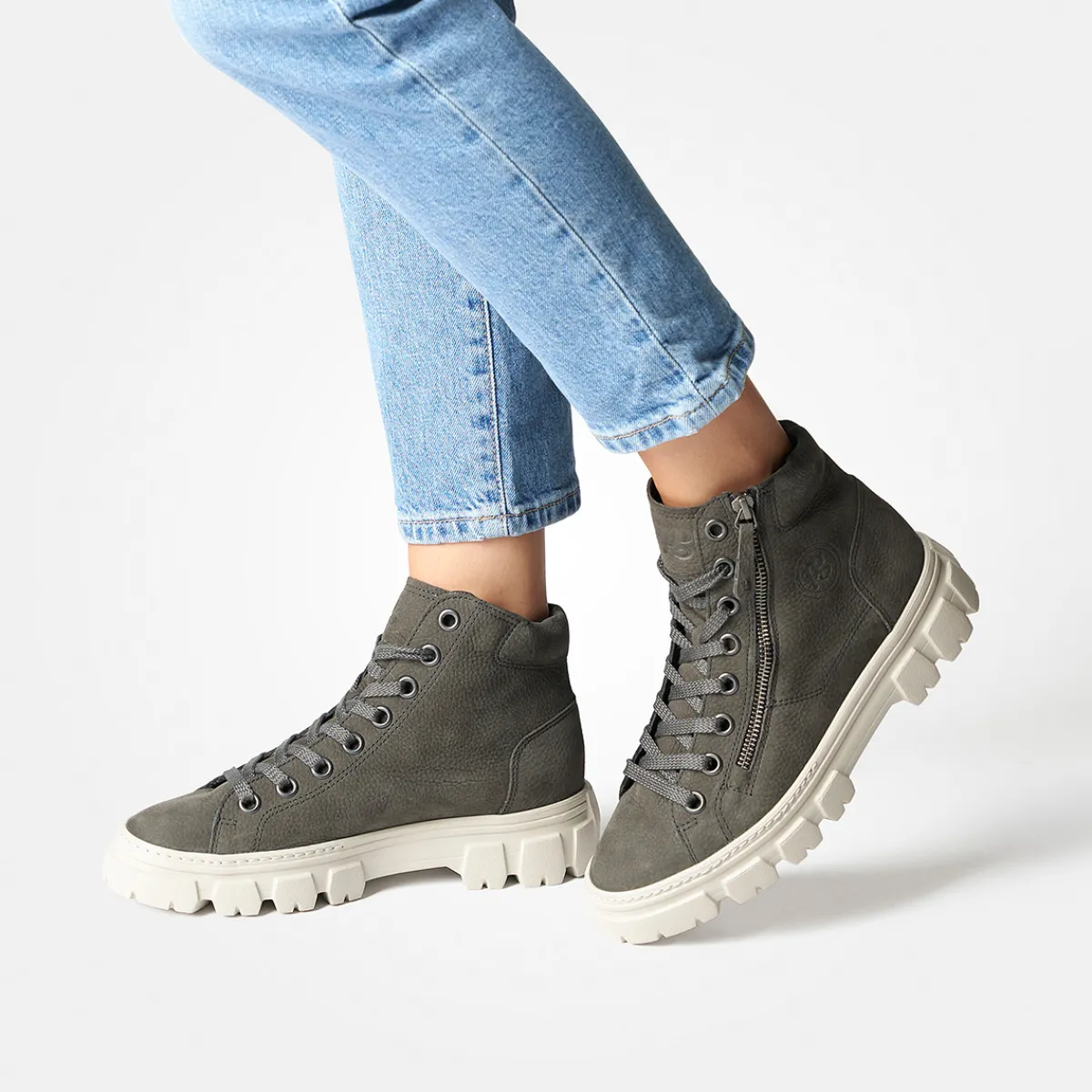 Paul Green Boots|SUPER SOFT Hightop-Pauls 5210-012 Grau