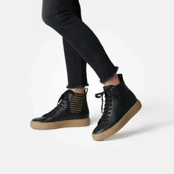 Paul Green Sneaker|SUPER SOFT Hightop-Pauls mit Wechselfußbett 5277-004 Schwarz