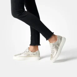 Paul Green Sneaker|SUPER SOFT Pauls mit RELAX-WEITE 4081-031 Beige, metallic