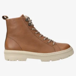 Paul Green Warmfutter|Boots|SUPER SOFT Schnürstiefelette mit Warmfutter 5287-050 Braun