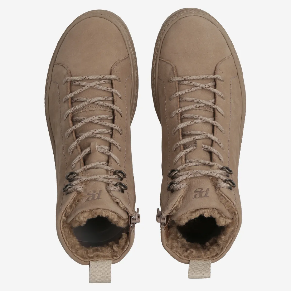 Paul Green Warmfutter|Boots|SUPER SOFT Schnürstiefelette mit Warmfutter 5287-004 Beige